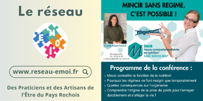 Conférence « Mincir durablement sans régime, c’est possible! »